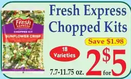 DeMoulas Market Basket Fresh Express chopped kits offer