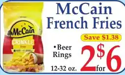 DeMoulas Market Basket McCain French Fries offer