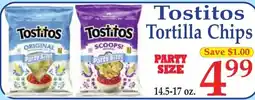 DeMoulas Market Basket Tostitos Tortilla Chips offer