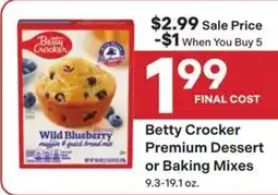 Coborn's Betty Crocker Premium Dessert or Baking Mixes offer