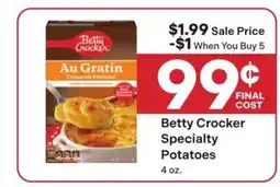 Coborn's Betty Crocker Specialty Potatoes offer