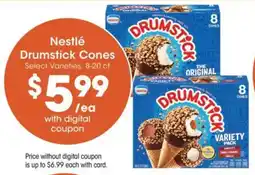 Fred Meyer Nestlé Drumstick Cones offer