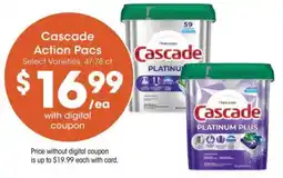 Fred Meyer Cascade Action Pacs offer