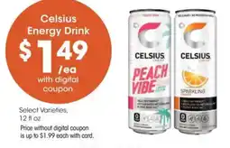 Fred Meyer Celsius energy drink offer