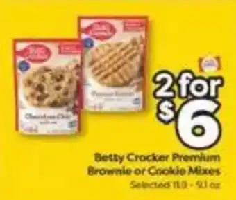Betty Crocker Premium Brownie or Cookie Mixes