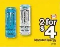 Weis Markets Monster Energy offer