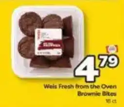 Weis Markets Weis Fresh from the Oven Brownie Bites offer