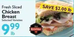 Festival Foods Kreischmar Fresh Sliced Chicken Breast offer