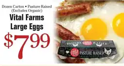 Morton Williams Vital Farms Large Eggs offer