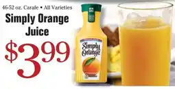 Morton Williams Simply Orange Juice offer