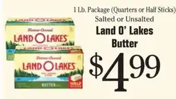 Morton Williams Land O' Lakes Butter offer