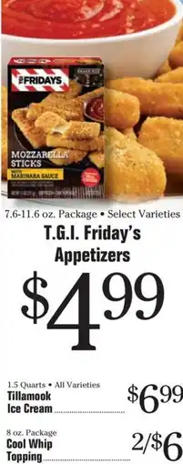 Morton Williams T.G.I. Friday's Appetizers offer