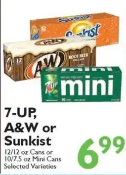 Festival Foods 7-up, a&w or sunkist offer