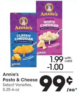 Fred Meyer Annie's Pasta & Cheese offer