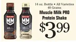 Morton Williams Muscle Milk PRO Protein Shake offer