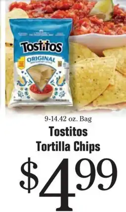 Morton Williams Tostitos Tortilla Chips offer