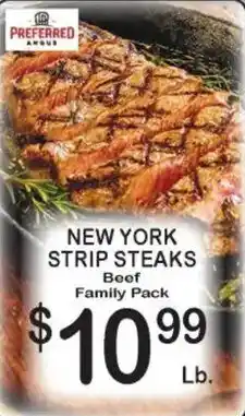 Foodland Preferred Angus New York Strip Steaks offer