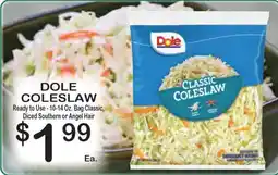 Foodland Dole coleslaw offer