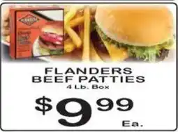 Foodland Flanders beef patties offer