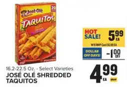 Food Lion José Olé shredded taquitos offer
