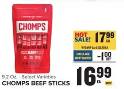 Food Lion Chomps beef sticks offer