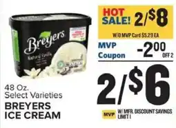Food Lion Breyers Ice Cream offer