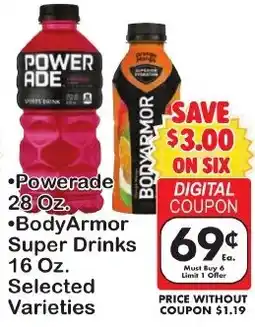 Fairplay Powerade and BodyArmor Super Drinks offer