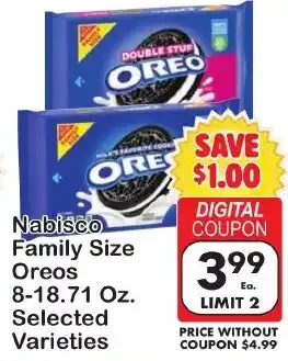 Nabisco Family Size Oreos