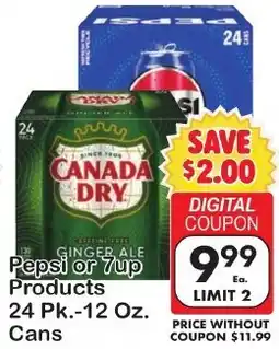 Fairplay Pepsi or 7up Products offer