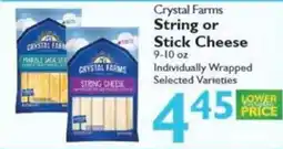 Festival Foods Crystal Farms string or stick cheese offer