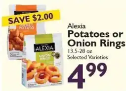 Festival Foods Alexia Potatoes or Onion Rings offer