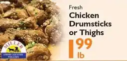 Festival Foods Miller Amish Country Poultry Fresh Chicken Drumsticks or Thighs offer