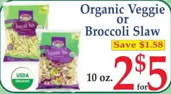 Organic Veggie or Broccoli Slaw