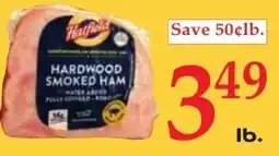 DeMoulas Market Basket Hartfield hardwood smoked ham offer