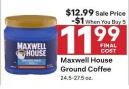 Coborn's Maxwell House Ground Coffee offer