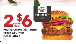 Coborn's Four Brothers Signature Fresh Gourmet Beef Patties offer