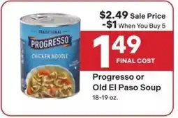 Coborn's Progresso or Old El Paso Soup offer