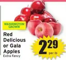 Ray's Food Washington grown red delicious or gala apples offer