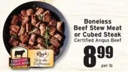 Ray's Food Rig's Boneless Beef Stew Meat or Cubed Steak offer