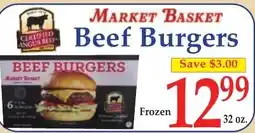 DeMoulas Market Basket Market Basket beef burgers offer