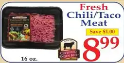 DeMoulas Market Basket Certified Angus Beef Fresh Chili/Taco Meat offer