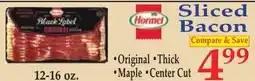 DeMoulas Market Basket Hormel sliced bacon offer