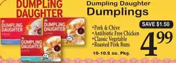 DeMoulas Market Basket Dumpling Daughter Dumplings offer