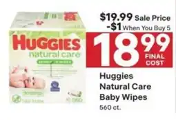 Coborn's Huggies Natural Care Baby Wipes offer