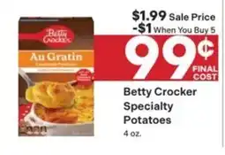 Coborn's Betty Crocker specialty potatoes offer