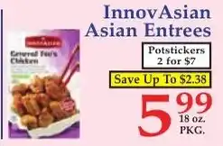 DeMoulas Market Basket InnovAsian Asian Entrees offer