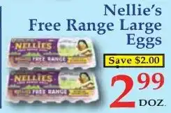 DeMoulas Market Basket Nellie's Free Range Large Eggs offer