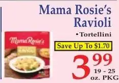 DeMoulas Market Basket Mama Rosie's Ravioli offer