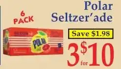 DeMoulas Market Basket Polar Seltzer'ade offer