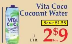DeMoulas Market Basket Vita Coco Coconut Water offer